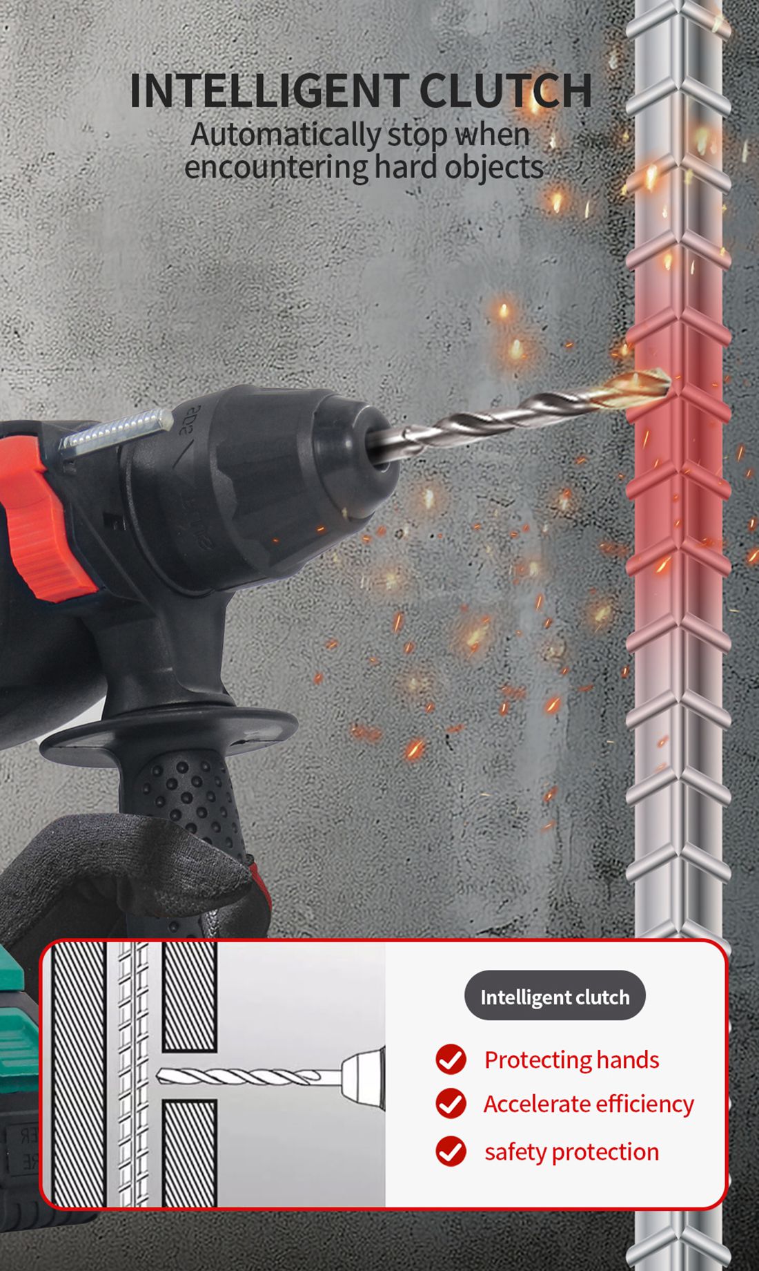 Wholesale Cordless Rotary Hammer Drill Cordless Rotary Hammer Drill