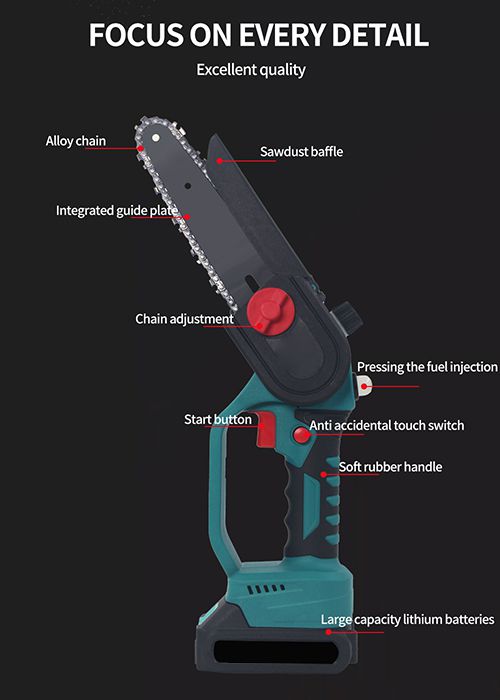 Cordless Mini Chainsaw Wholesale Cordless Mini Chainsaw parts
