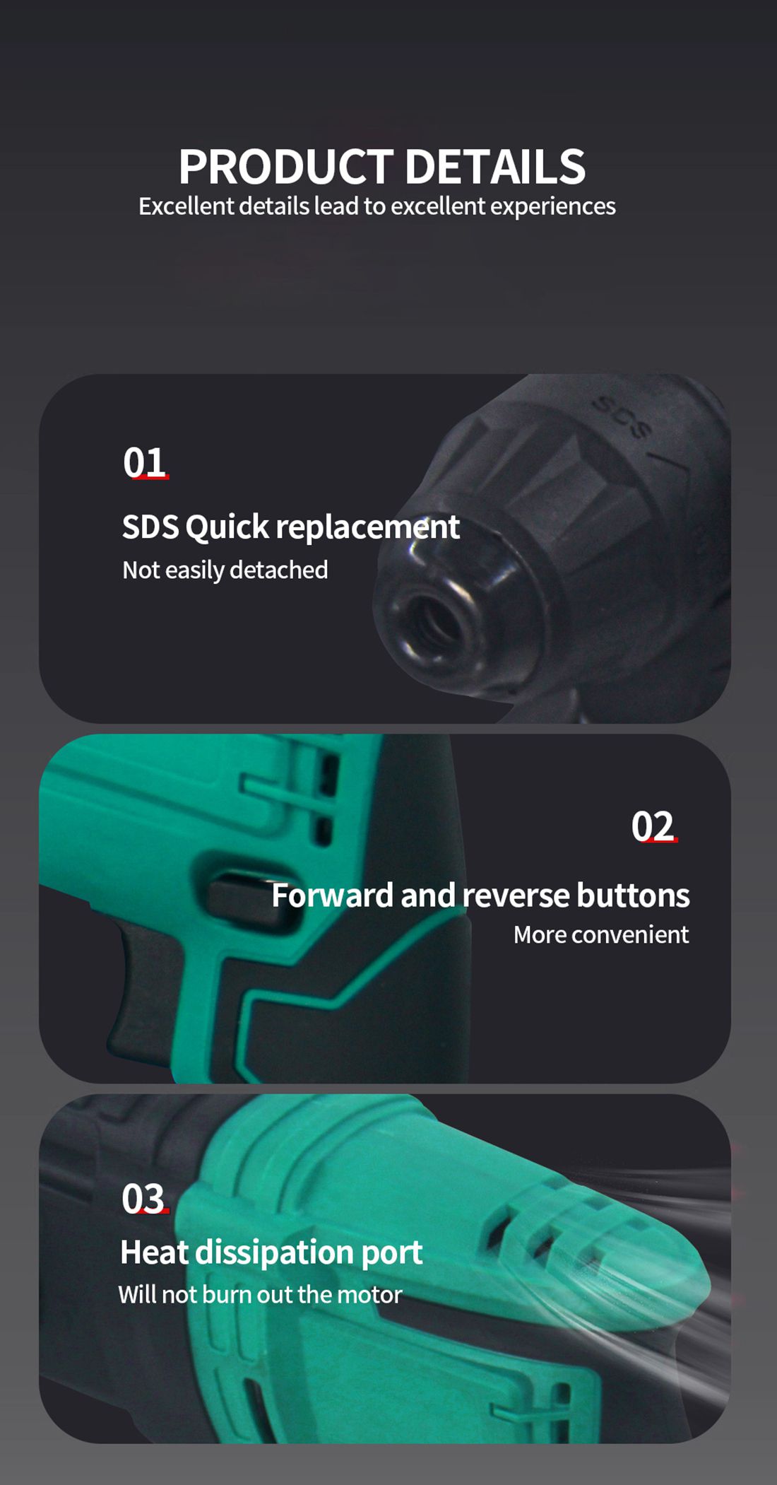 Wholesale Cordless Rotary Hammer Drill Cordless Rotary Hammer Drill