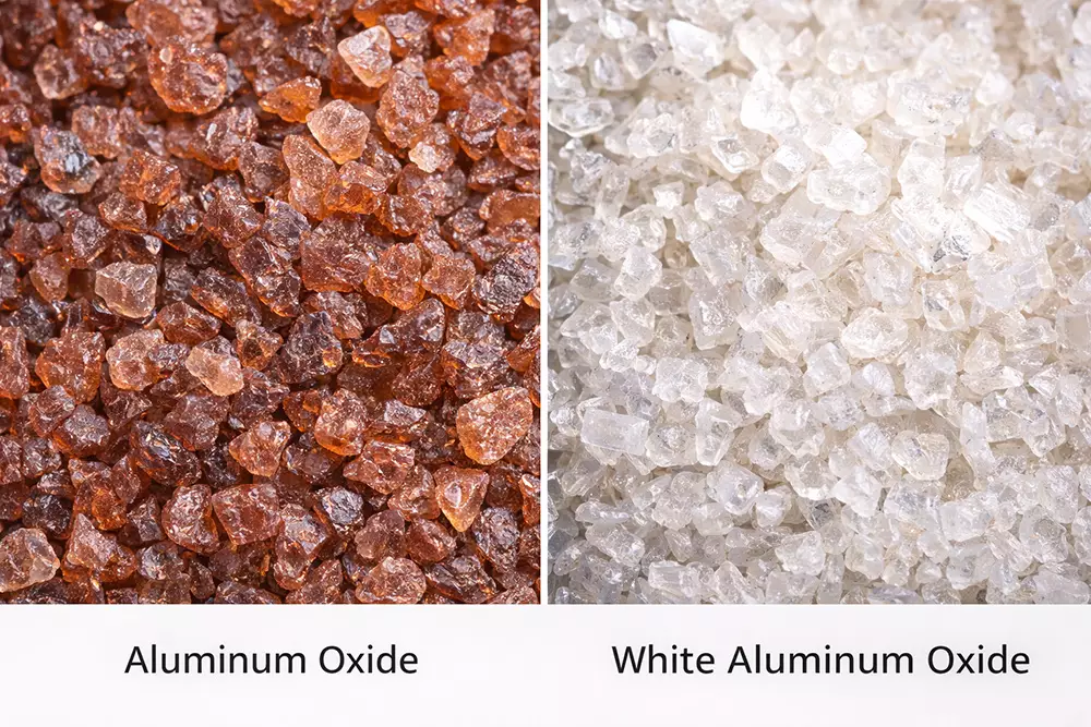 Aluminum oxide and white aluminum oxide