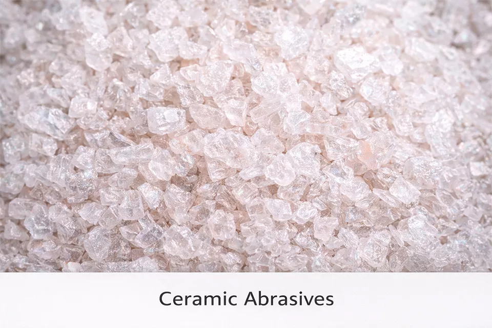 Ceramic abrasives in grinding wheels