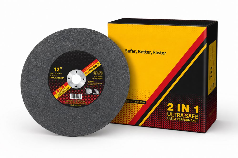 12 Inch Cutting Disc 300mm: 2.5mm Metal Cutting Wheel for Fast Cuts 12 inch 300mm metal cutting wheel with 2.5mm thickness and OEM carton packaging for wholesale supply