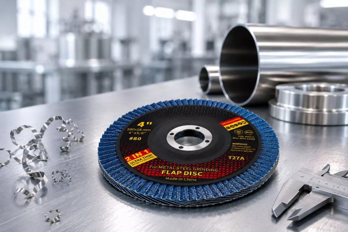100mm T27 pure zirconia sanding disc 80 grit for heat resistant grinding on hard alloys