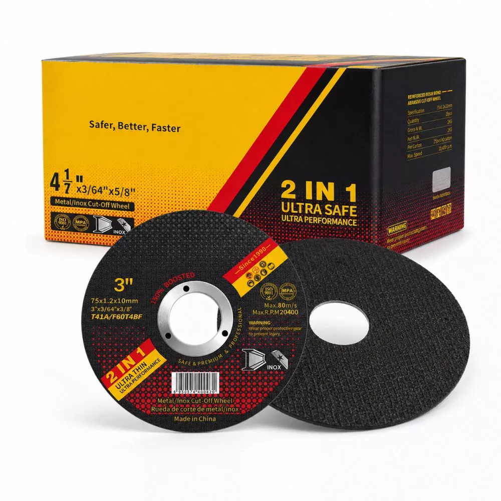 3 inch cut off wheel wholesale 75mm mini cutting disc for steel, stainless steel and grinder use